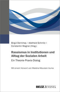 Vorderes Coverbild Rassismus in Institutionen und Alltag der Sozialen Arbeit