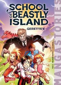 Vorderes Coverbild School of Beastly Island - Band 2 - Gerettet