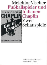 Vorderes Coverbild Fußballspieler und Indianer. Chaplin
