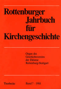 Vorderes Coverbild Rottenburger Jahrbuch für Kirchengeschichte