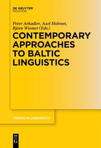 Vorderes Coverbild Contemporary Approaches to Baltic Linguistics