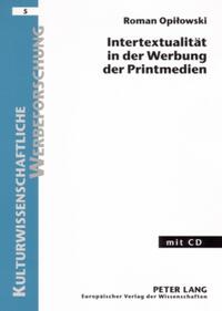 Vorderes Coverbild Intertextualität in der Werbung der Printmedien