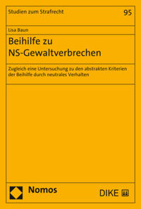 Vorderes Coverbild Beihilfe zu NS-Gewaltverbrechen