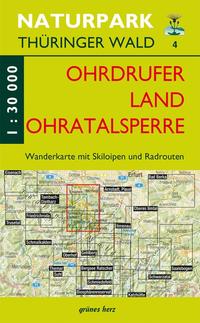Vorderes Coverbild Wanderkarte 4 Ohrdrufer Land Ohratalsperre