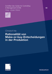 Vorderes Coverbild Rationalität von Make-or-buy-Entscheidungen in der Produktion