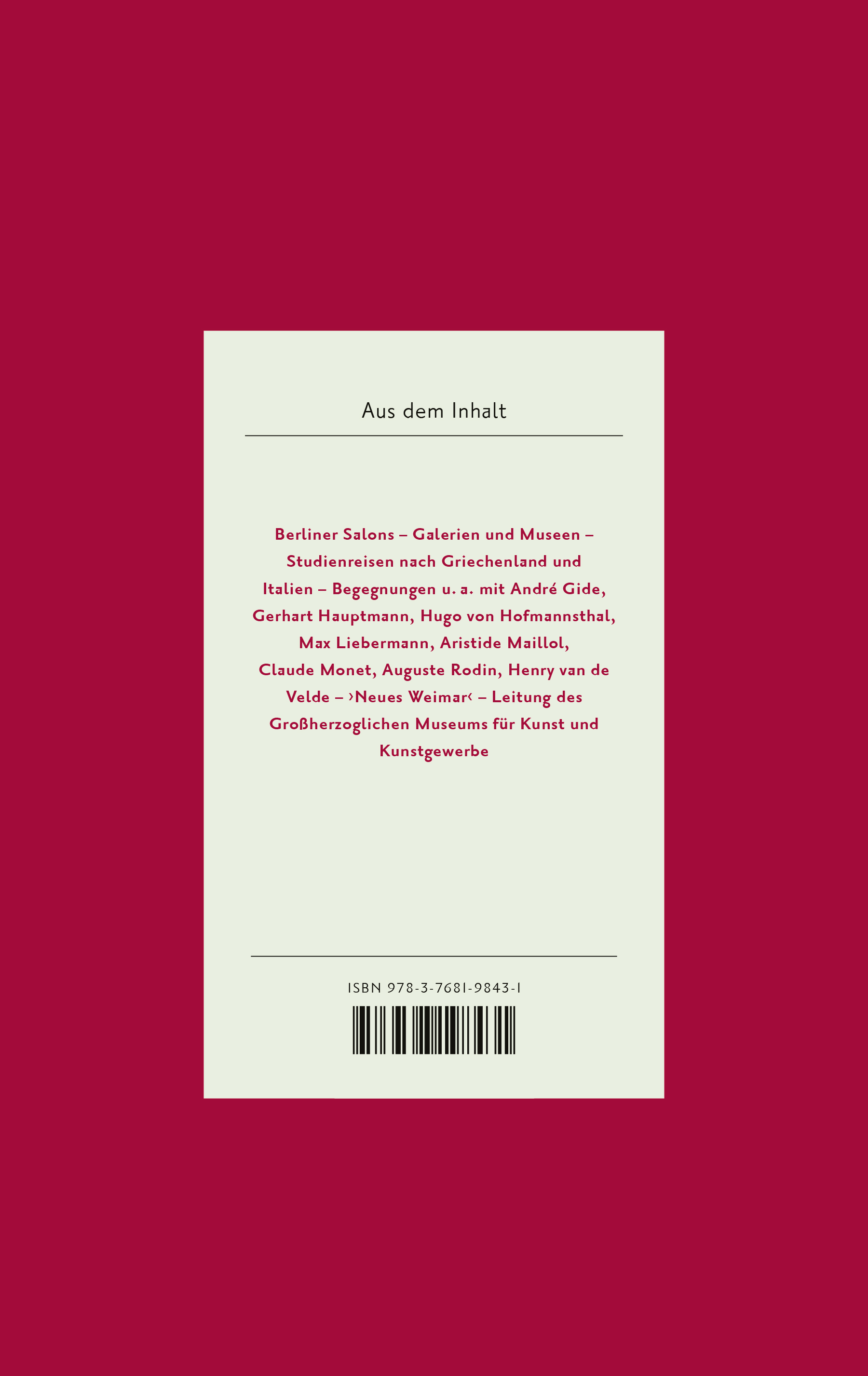 Rückseitencover Das Tagebuch (1880–1937), Band 3 (Das Tagebuch 1880-1937, Bd. 3)