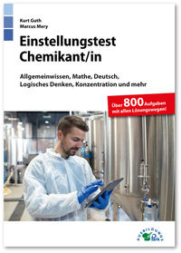 Vorderes Coverbild Einstellungstest Chemikant / Chemikantin