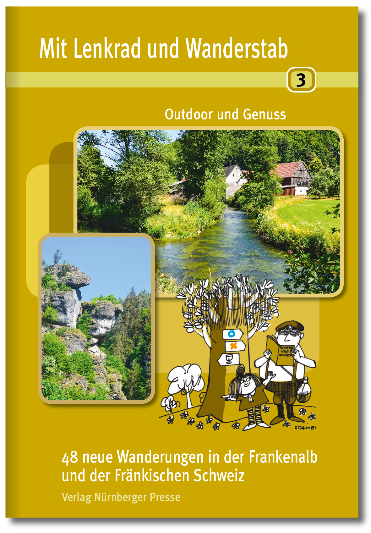 Rückseitencover Mit Lenkrad und Wanderstab Bd. 3