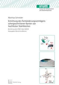 Vorderes Coverbild Ermittlung des Formänderungsvermögens schergeschnittener Kanten von hochfesten Stahlblechen