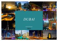 Vorderes Coverbild Dubai Wüstenstadt (Wandkalender 2025 DIN A2 quer), CALVENDO Monatskalender