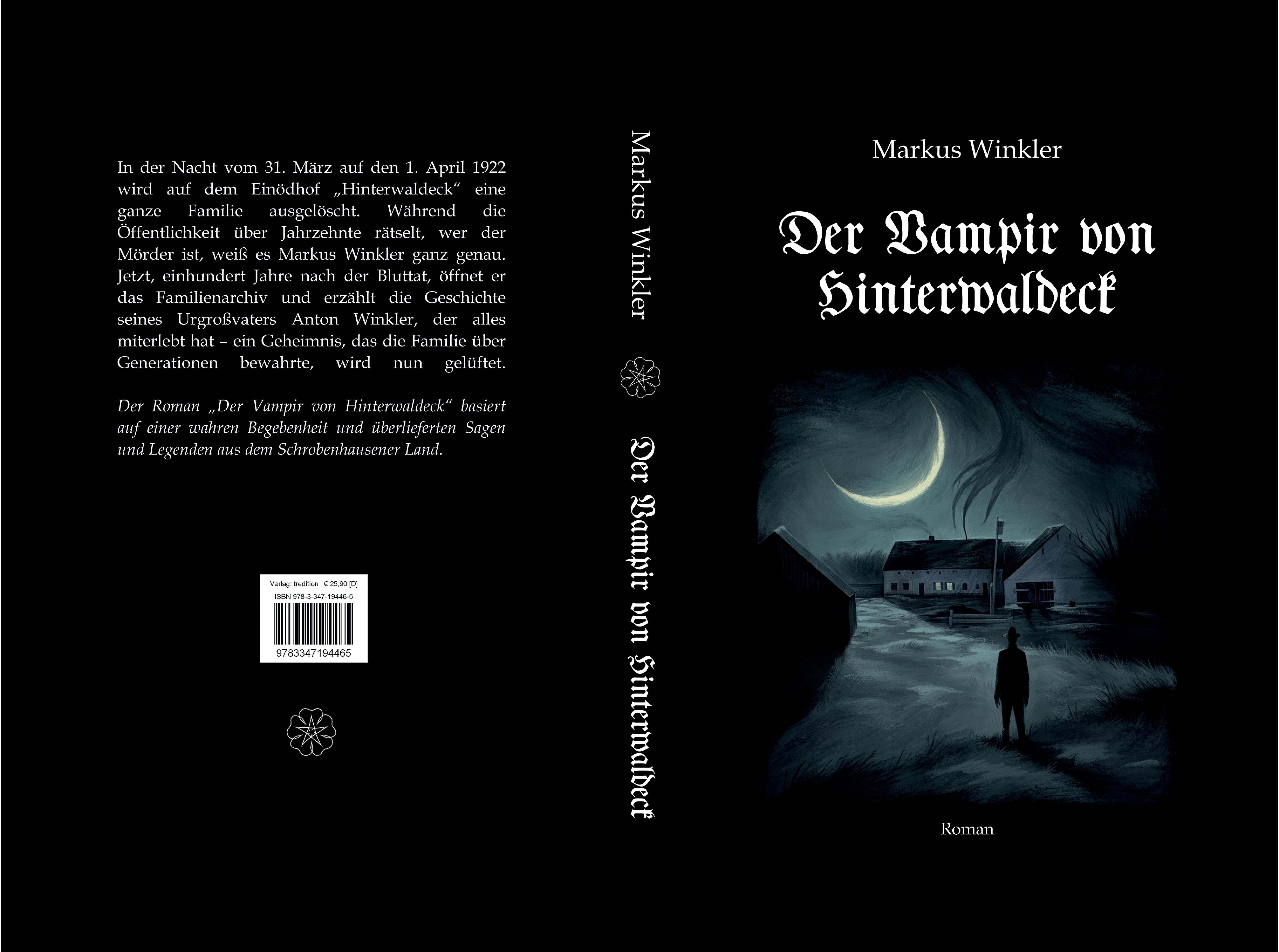 Gesamtes Coverbild Der Vampir von Hinterwaldeck