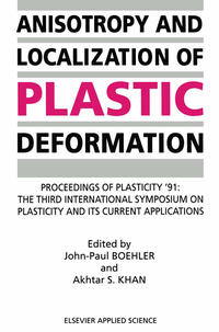 Vorderes Coverbild Anisotropy and Localization of Plastic Deformation