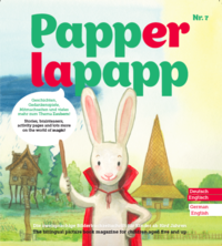 Vorderes Coverbild PAPPERLAPAPP - die zweisprachige Bilderbuchzeitschrift