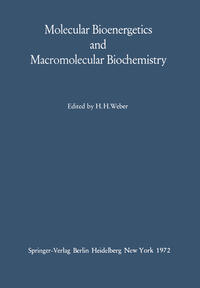 Vorderes Coverbild Molecular Bioenergetics and Macromolecular Biochemistry