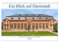 Vorderes Coverbild Ein Blick auf Darmstadt vom Frankfurter Taxifahrer Petrus Bodenstaff (Tischkalender 2025 DIN A5 quer), CALVENDO Monatskalender