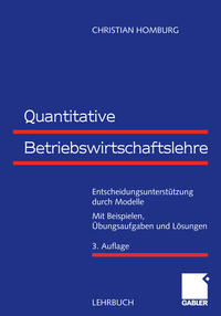 Vorderes Coverbild Quantitative Betriebswirtschaftslehre
