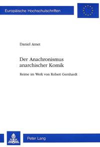 Vorderes Coverbild Der Anachronismus anarchischer Komik