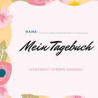Vorderes Coverbild Mein Tagebuch