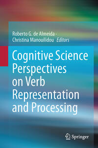 Vorderes Coverbild Cognitive Science Perspectives on Verb Representation and Processing