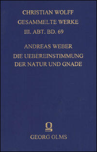 Vorderes Coverbild Die Uebereinstimmung der Natur und Gnade