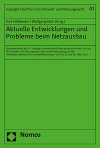 Vorderes Coverbild Aktuelle Entwicklungen und Probleme beim Netzausbau