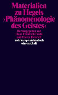 Vorderes Coverbild Materialien zu Hegels »Phänomenologie des Geistes«