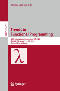 Vorderes Coverbild Trends in Functional Programming