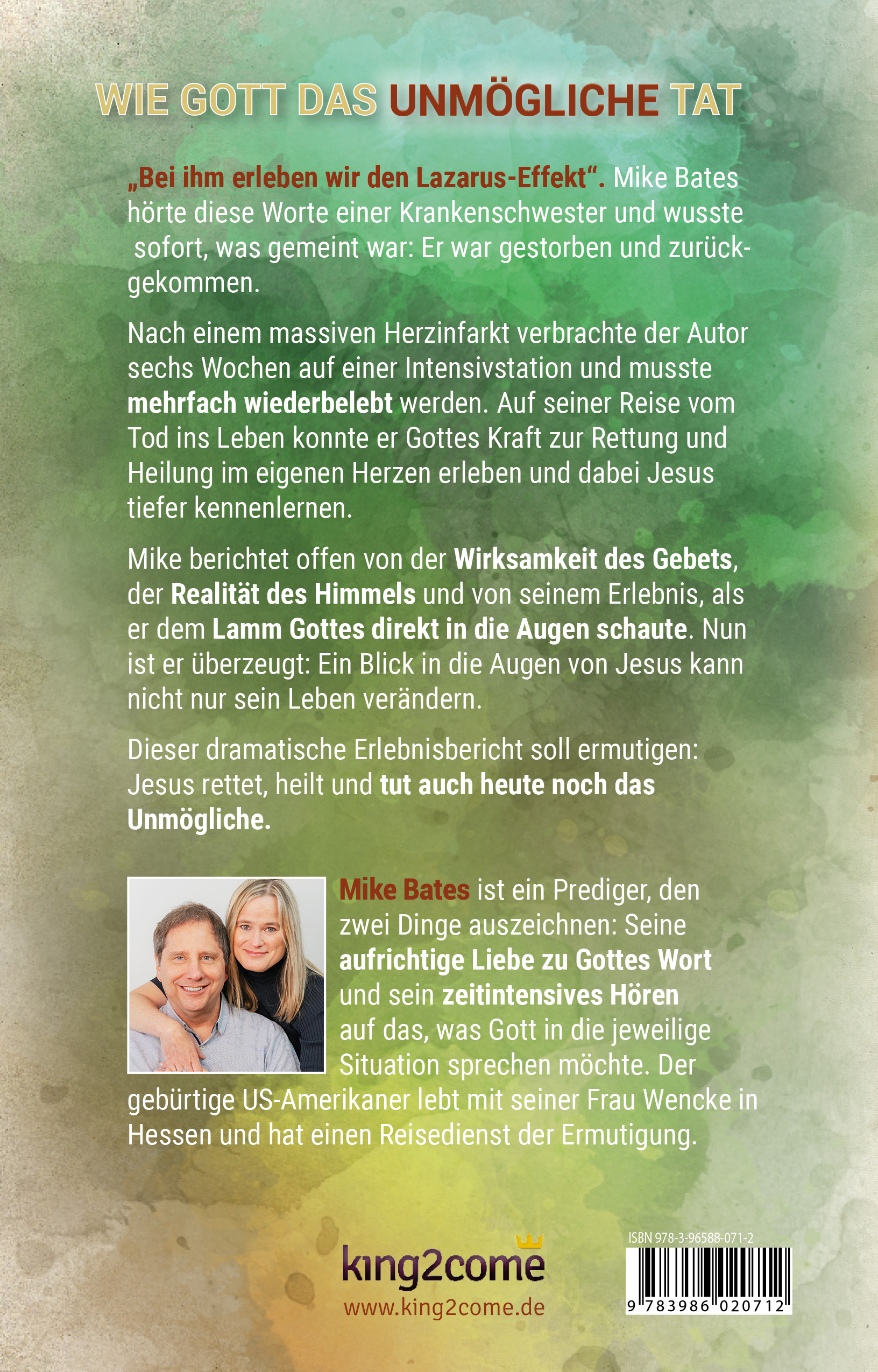 Rückseitencover Der Lazarus-Effekt