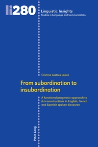 Vorderes Coverbild From subordination to insubordination