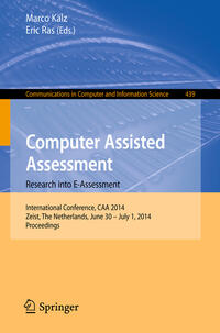 Vorderes Coverbild Computer Assisted Assessment -- Research into E-Assessment