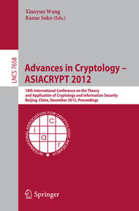 Vorderes Coverbild Advances in Cryptology -- ASIACRYPT 2012