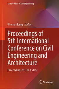 Vorderes Coverbild Proceedings of 5th International Conference on Civil Engineering and Architecture