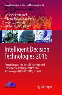 Vorderes Coverbild Intelligent Decision Technologies 2016