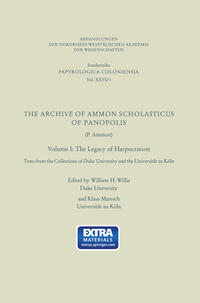 Vorderes Coverbild The Archive of Ammon Scholasticus of Panopolis