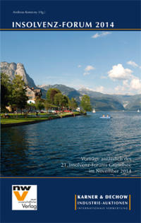 Vorderes Coverbild Insolvenz-Forum 2014
