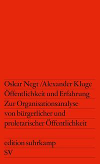 Vorderes Coverbild Öffentlichkeit und Erfahrung