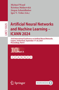 Vorderes Coverbild Artificial Neural Networks and Machine Learning – ICANN 2024