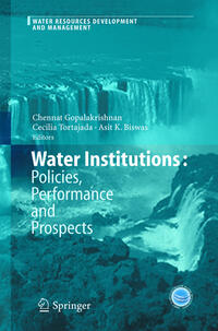 Vorderes Coverbild Water Institutions: Policies, Performance and Prospects