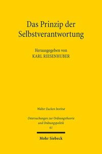 Vorderes Coverbild Das Prinzip der Selbstverantwortung