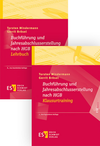 Vorderes Coverbild Paket aus den zwei Büchern: - - Buchführung und Jahresabschlusserstellung nach HGB - Lehrbuch und - - Buchführung und Jahresabschlusserstellung nach HGB - Klausurtraining