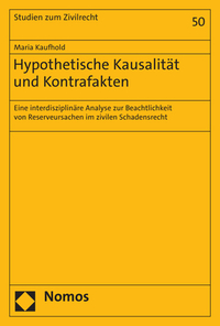 Vorderes Coverbild Hypothetische Kausalität und Kontrafakten