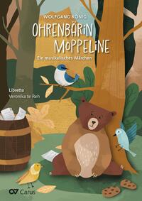 Vorderes Coverbild Ohrenbärin Moppeline (Partitur)