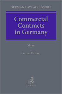 Vorderes Coverbild Commercial Contracts in Germany