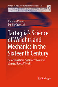 Vorderes Coverbild Tartaglia’s Science of Weights and Mechanics in the Sixteenth Century