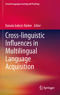 Vorderes Coverbild Cross-linguistic Influences in Multilingual Language Acquisition