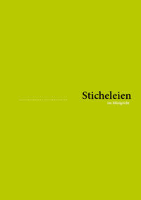 Vorderes Coverbild Sticheleien im Müsigricht