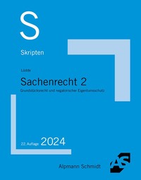 Vorderes Coverbild Skript Sachenrecht 2