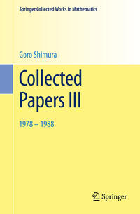 Vorderes Coverbild Collected Papers III
