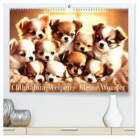 Vorderes Coverbild Chihuahua-Welpen – Kleine Wunder (hochwertiger Premium Wandkalender 2026 DIN A2 quer), Kunstdruck in Hochglanz