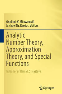 Vorderes Coverbild Analytic Number Theory, Approximation Theory, and Special Functions